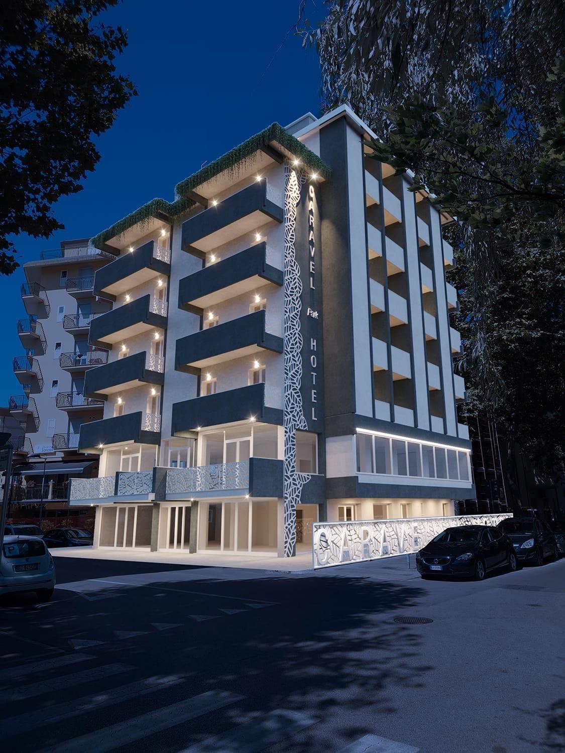 Hotel Caravel Park Rimini Extérieur photo
